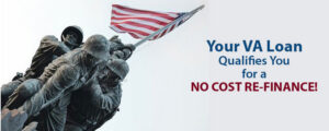 VA Loan qualification with bronze soldiers holding American flag American VA Loans